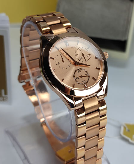 Michael Kors MK Watch MK3205 Rose Gold- Female