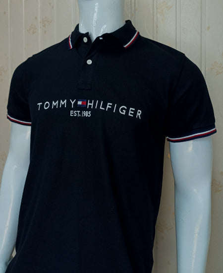 Tommy Hilfiger Black Polo Shirt