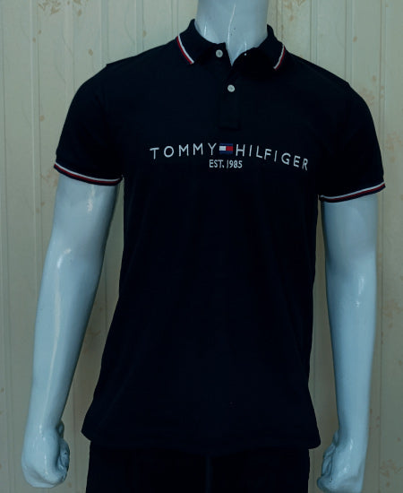 Tommy Hilfiger Black Polo Shirt